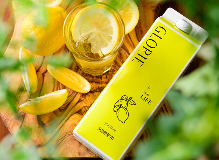 レモン味の酵素ドリンクの使用イメージ