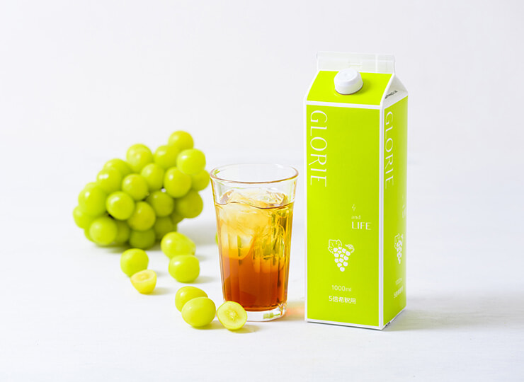 GLORIE and LIFE マスカットのパッケージ画像