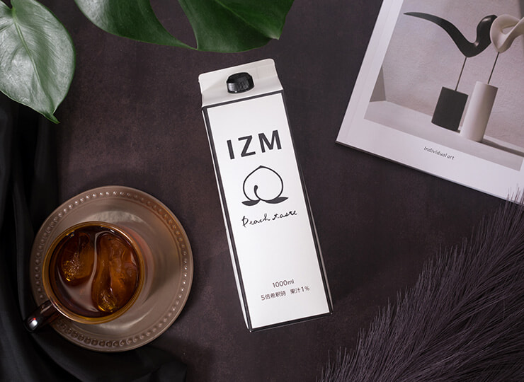 IZM PEACH TASTEのパッケージ画像